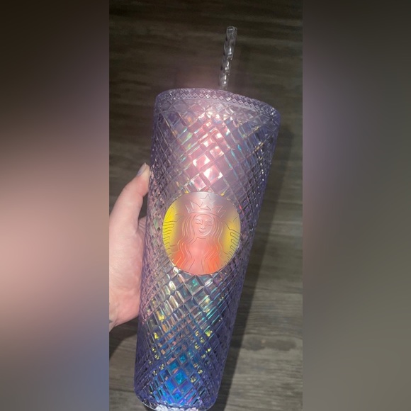 Starbucks Mexico Jeweled Unicorn Crystal Iridescent Studded Tumbler Cup 24oz NWT - Picture 12 of 12